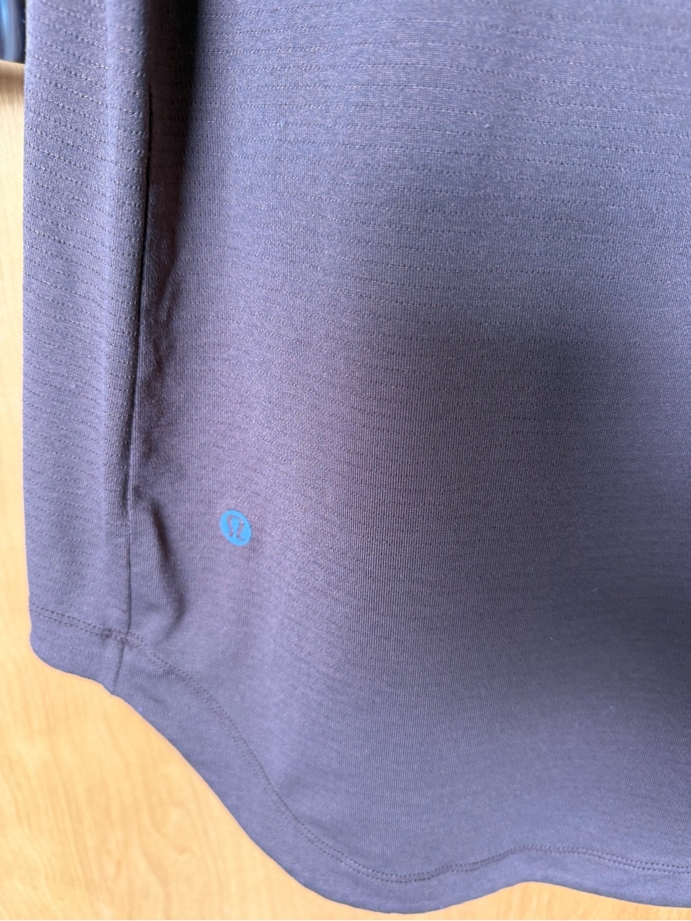 Men's L Lululemon Brown Performance Short-Sleeve Shirt - Picture 5 of 6